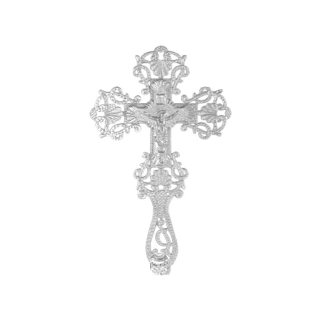 Blessing Cross Silver Paint