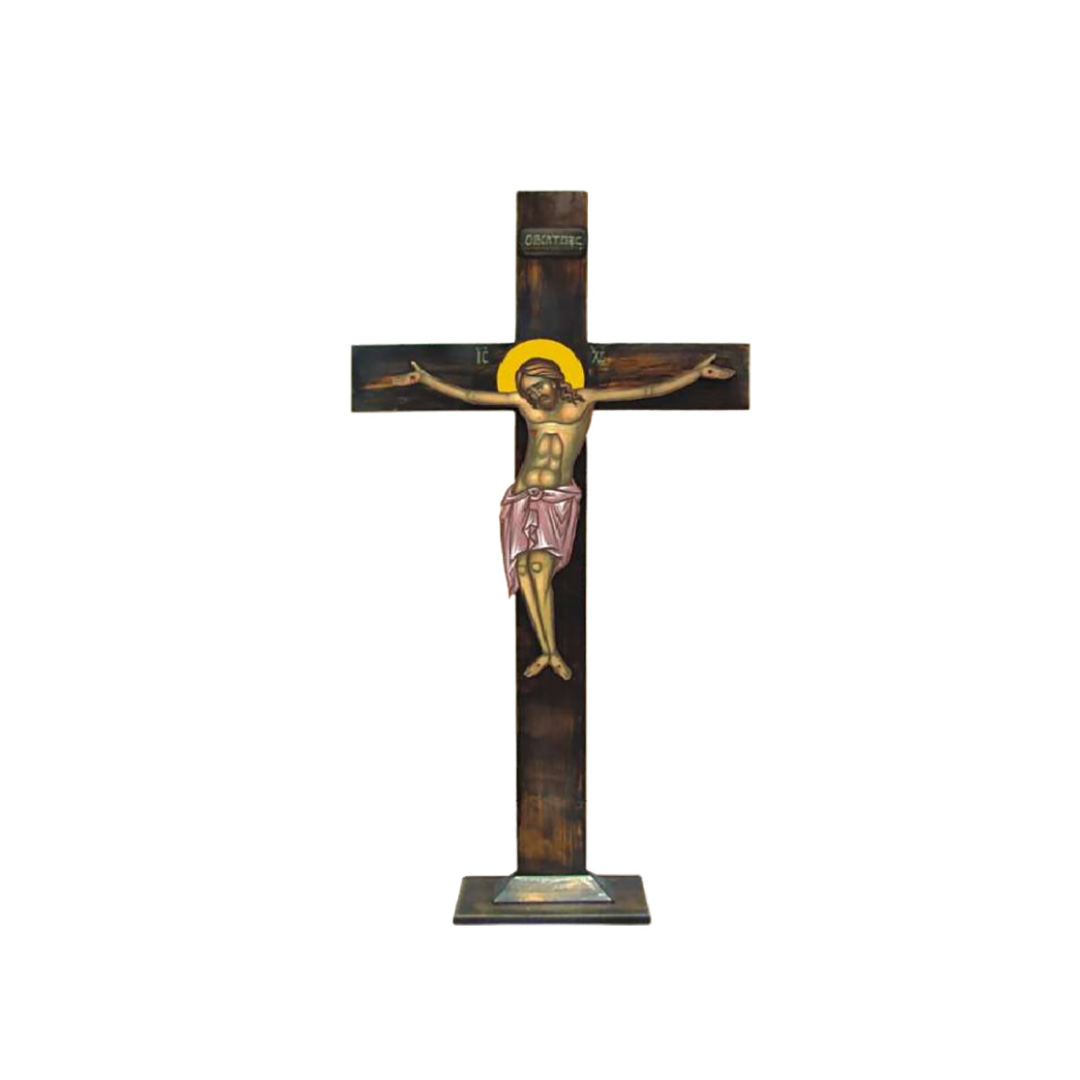 Crucified and Cross Height 100cm