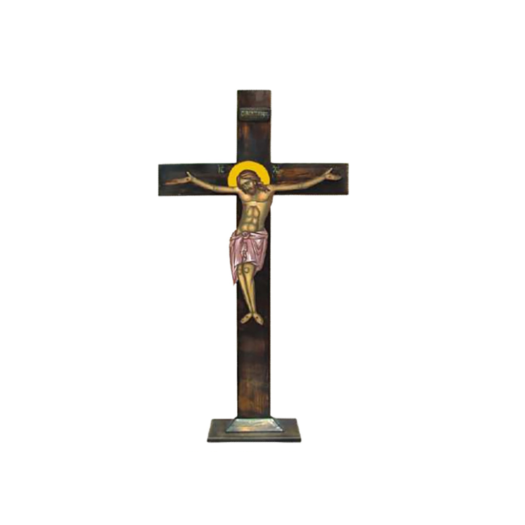 Crucified and Cross Height 45cm