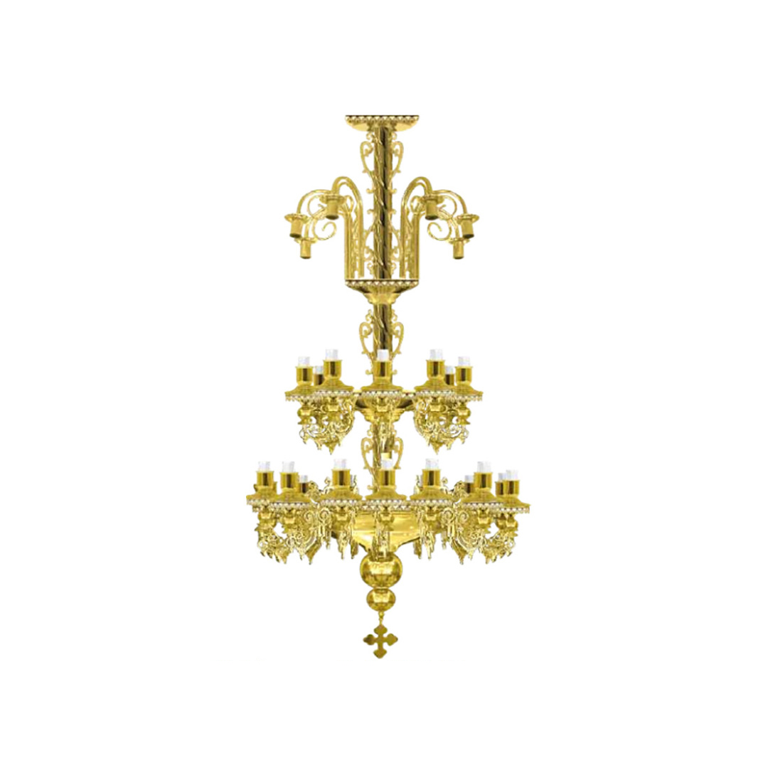 Chandelier Enamel 28 light