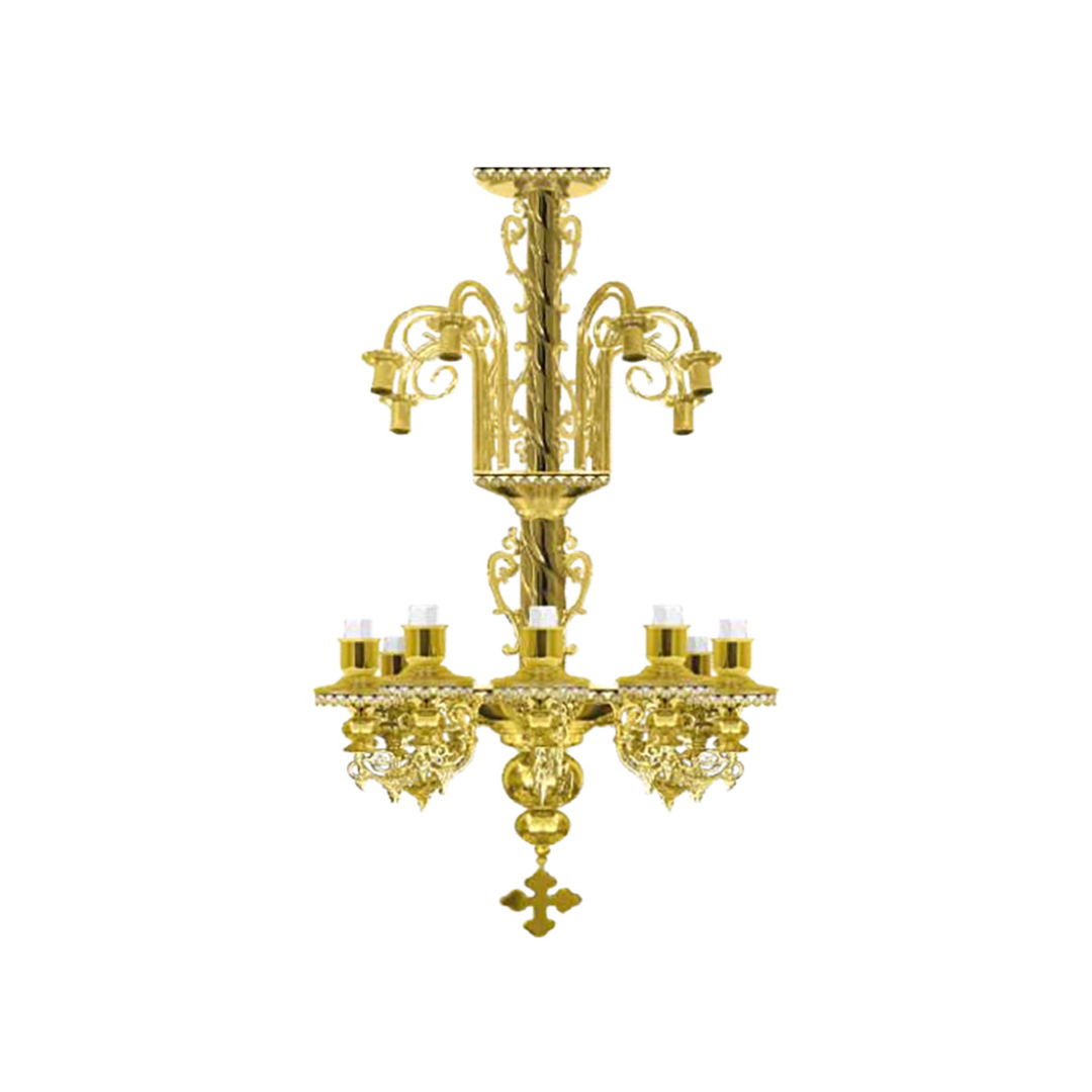 Chandelier Enamel 16 light