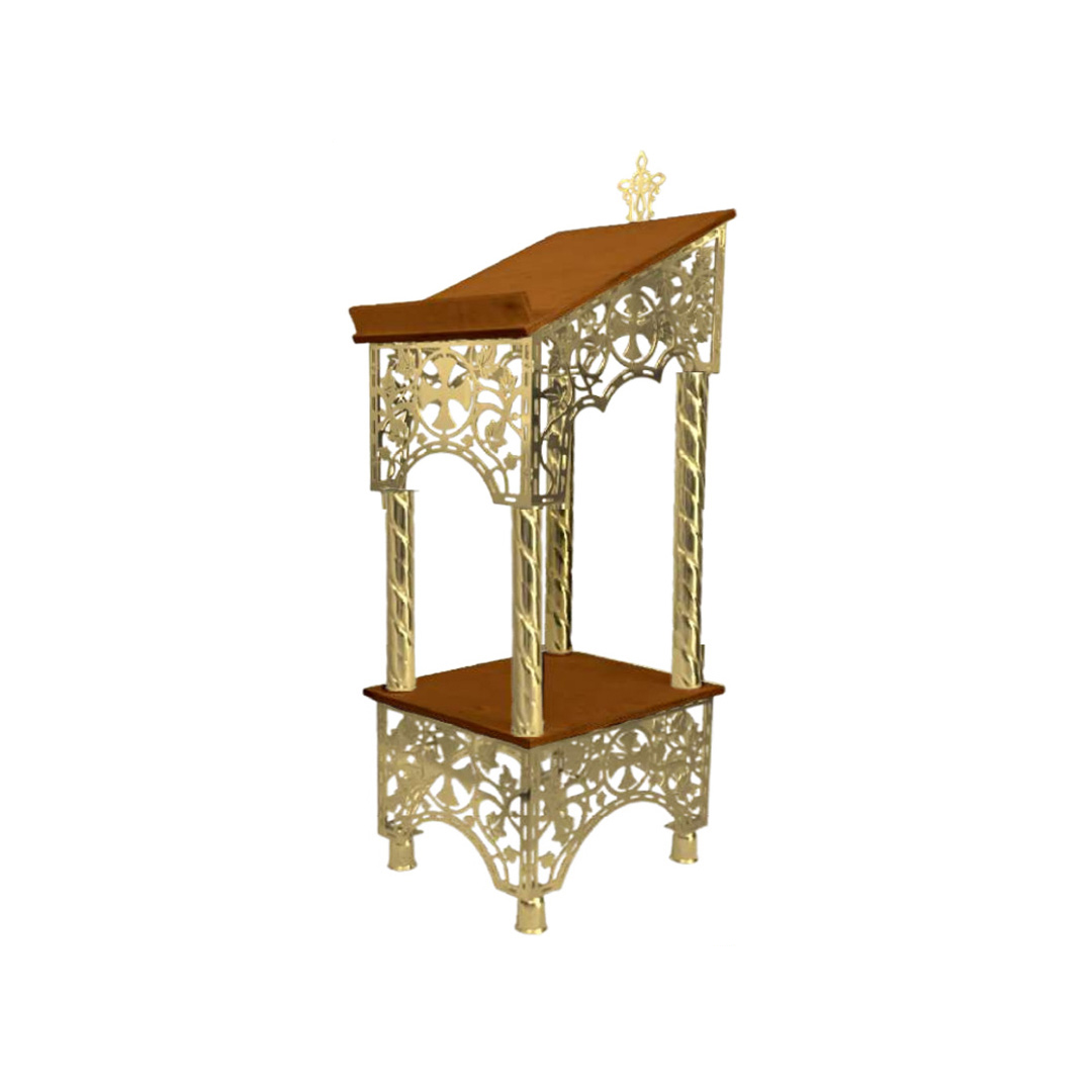 Icon Stand Gold Paint A
