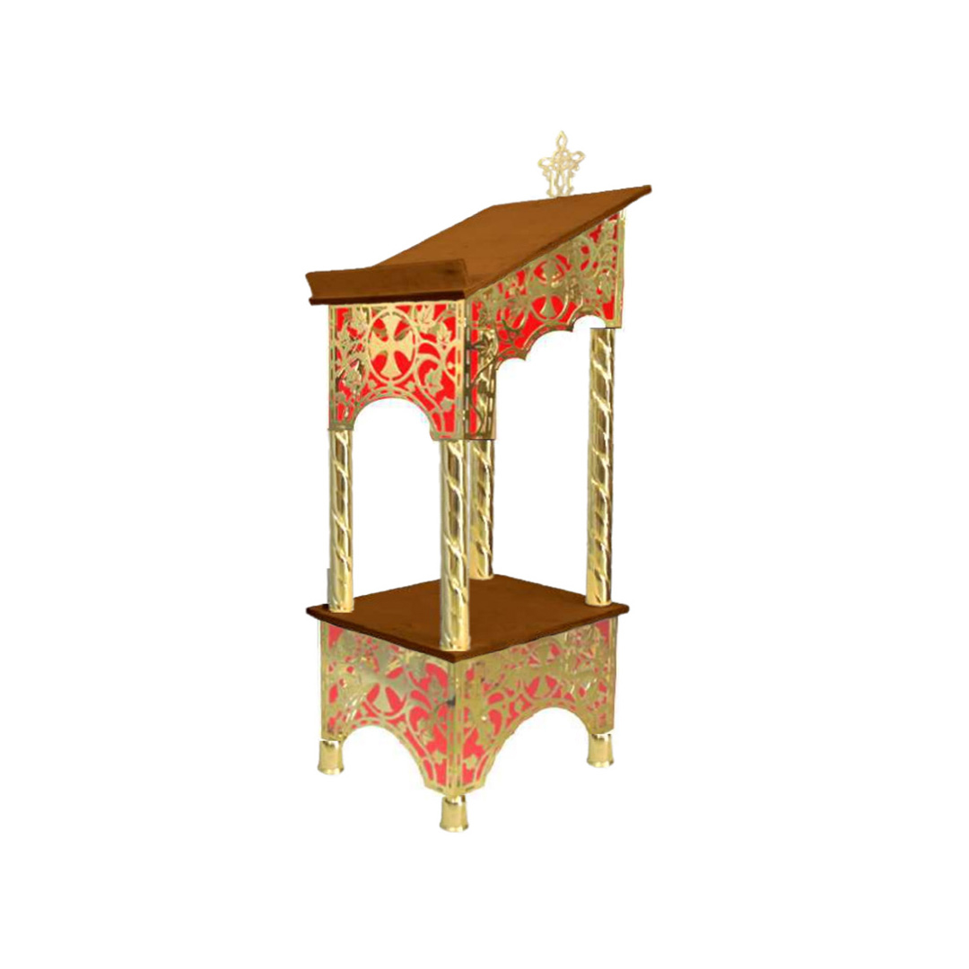 Icon Stand Gold Paint A
