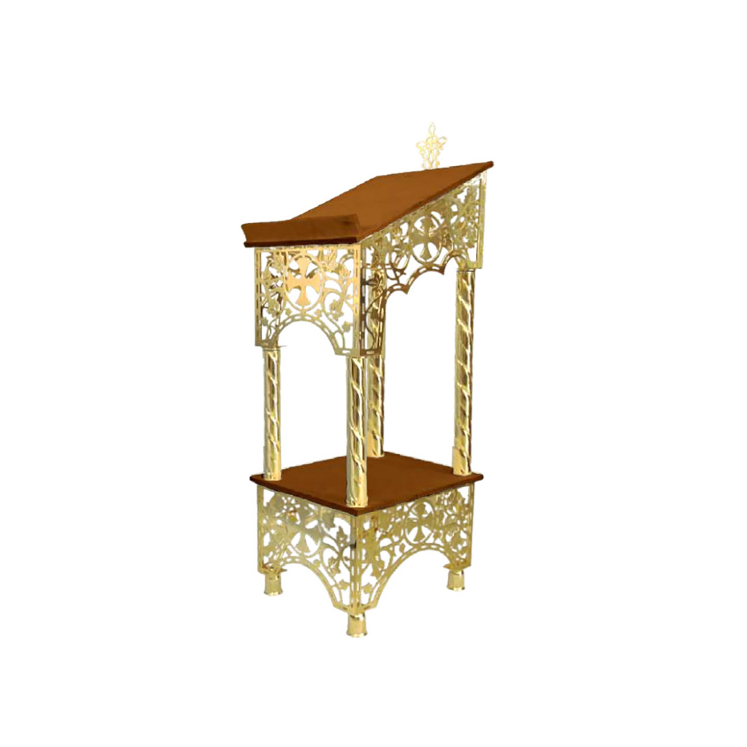 Icon Stand Gold Paint B