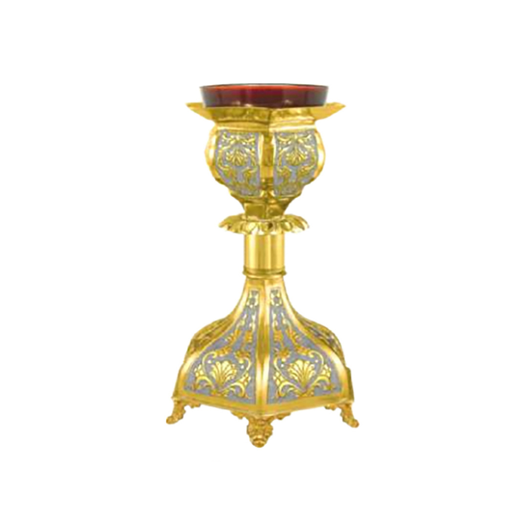 Vigil Lamp Enamel Motif B