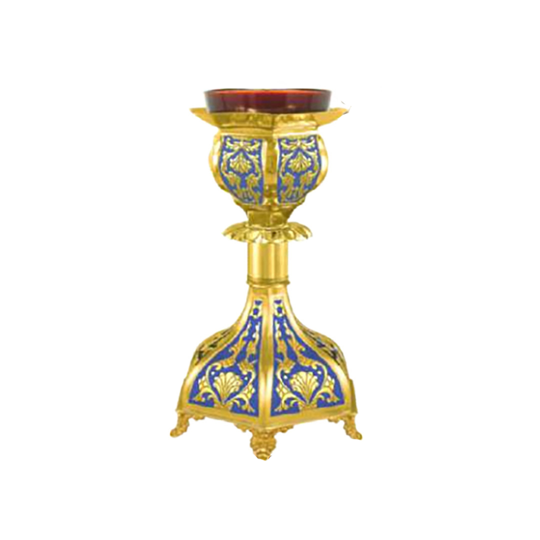 Vigil Lamp Enamel Motif B