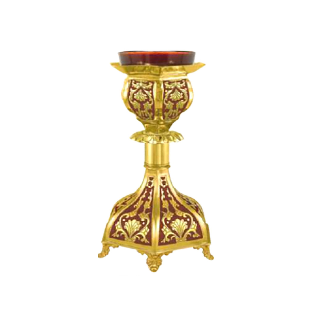 Vigil Lamp Enamel Motif B