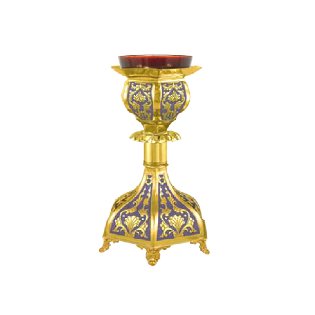 Vigil Lamp Enamel Motif B