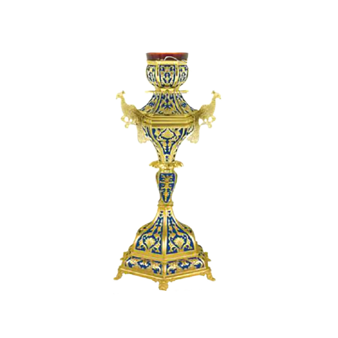 Vigil Lamp Enamel Motif B