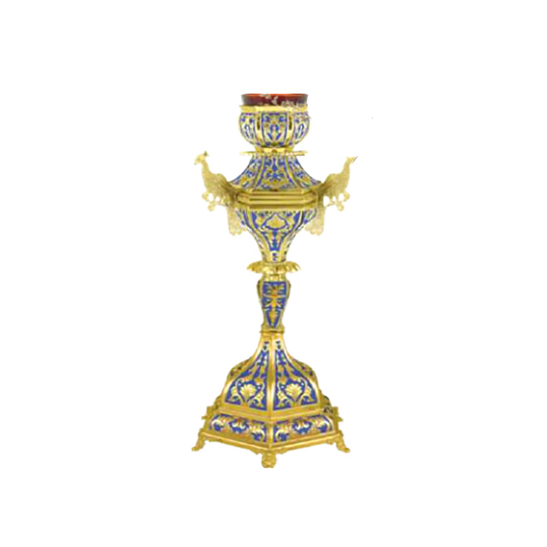 Vigil Lamp Enamel Motif B