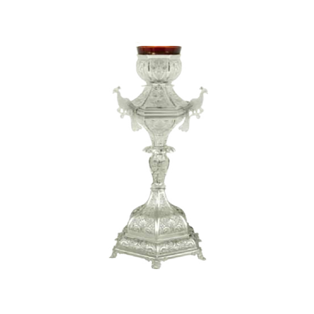 Vigil Lamp Silver Paint A