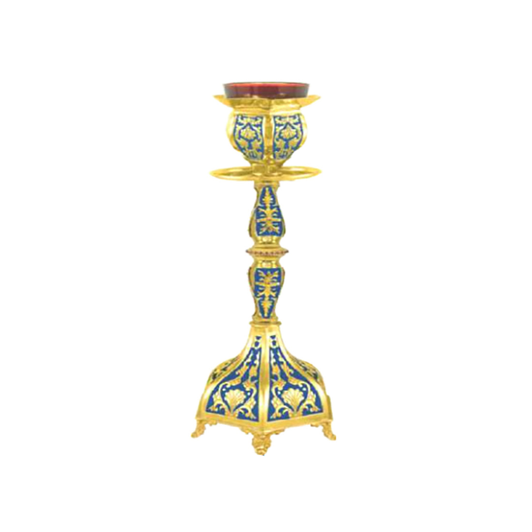 Vigil Lamp Enamel Motif B