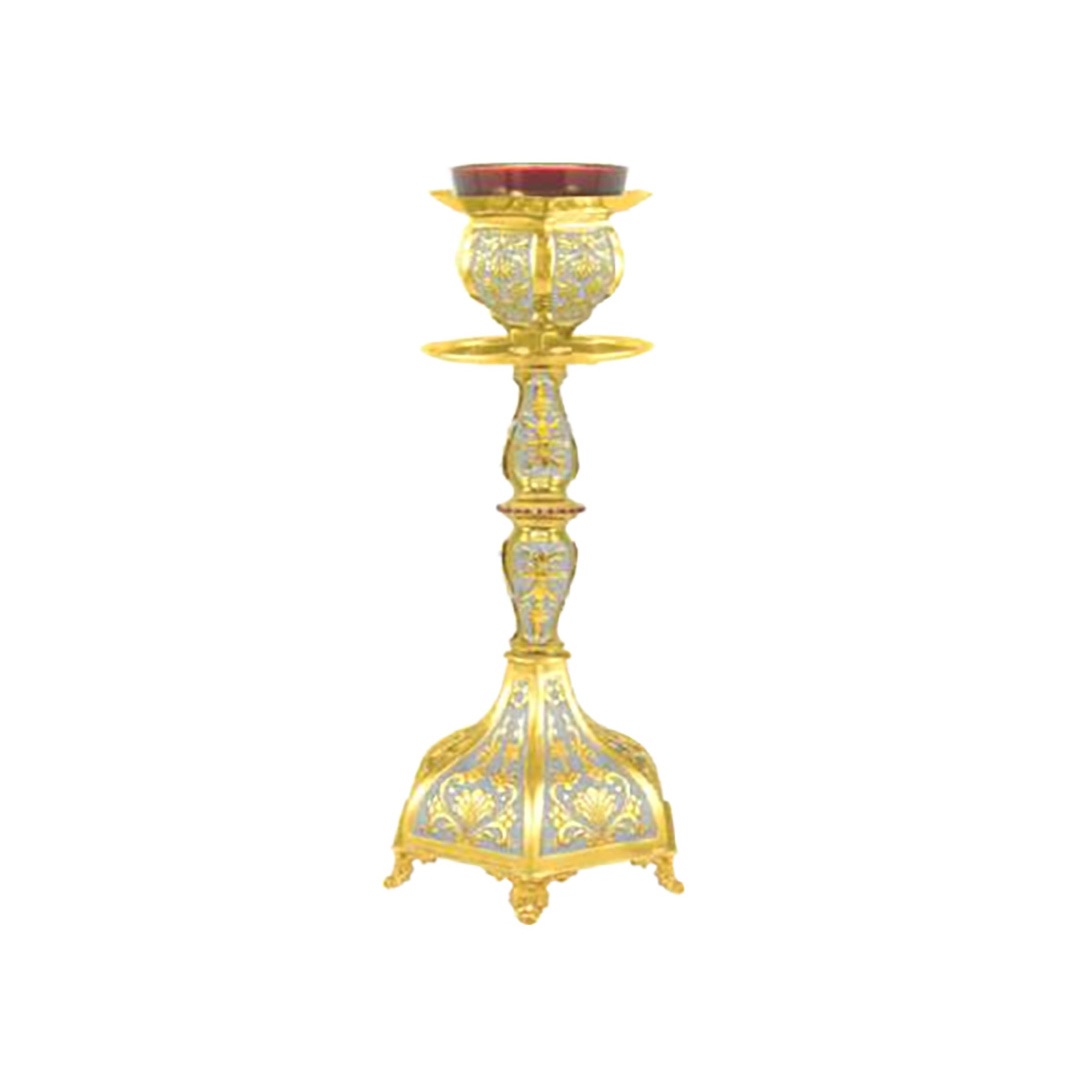 Vigil Lamp Enamel Motif B