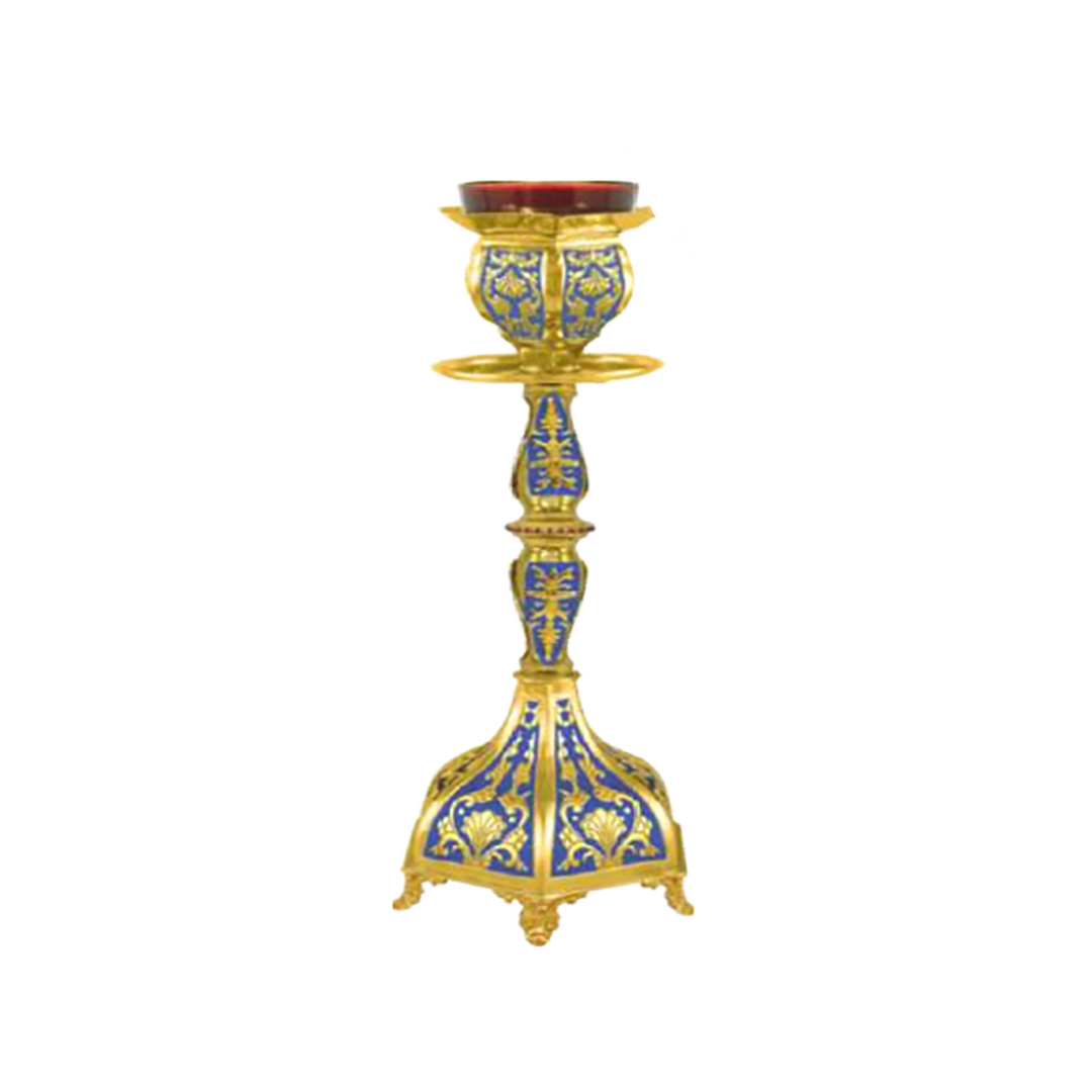 Vigil Lamp Enamel Motif B
