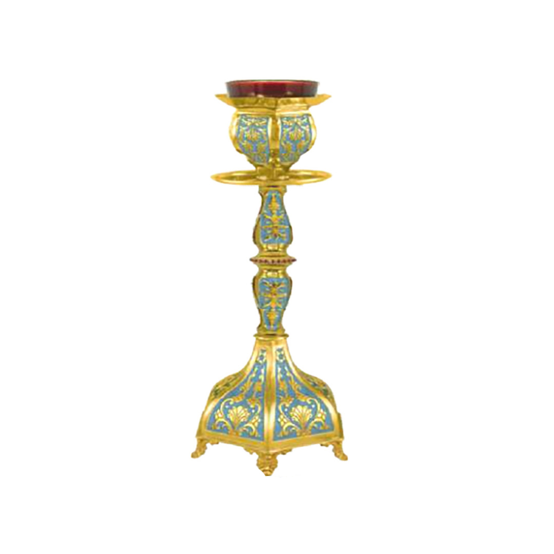 Vigil Lamp Enamel Motif B