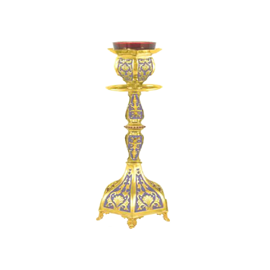 Vigil Lamp Enamel Motif B