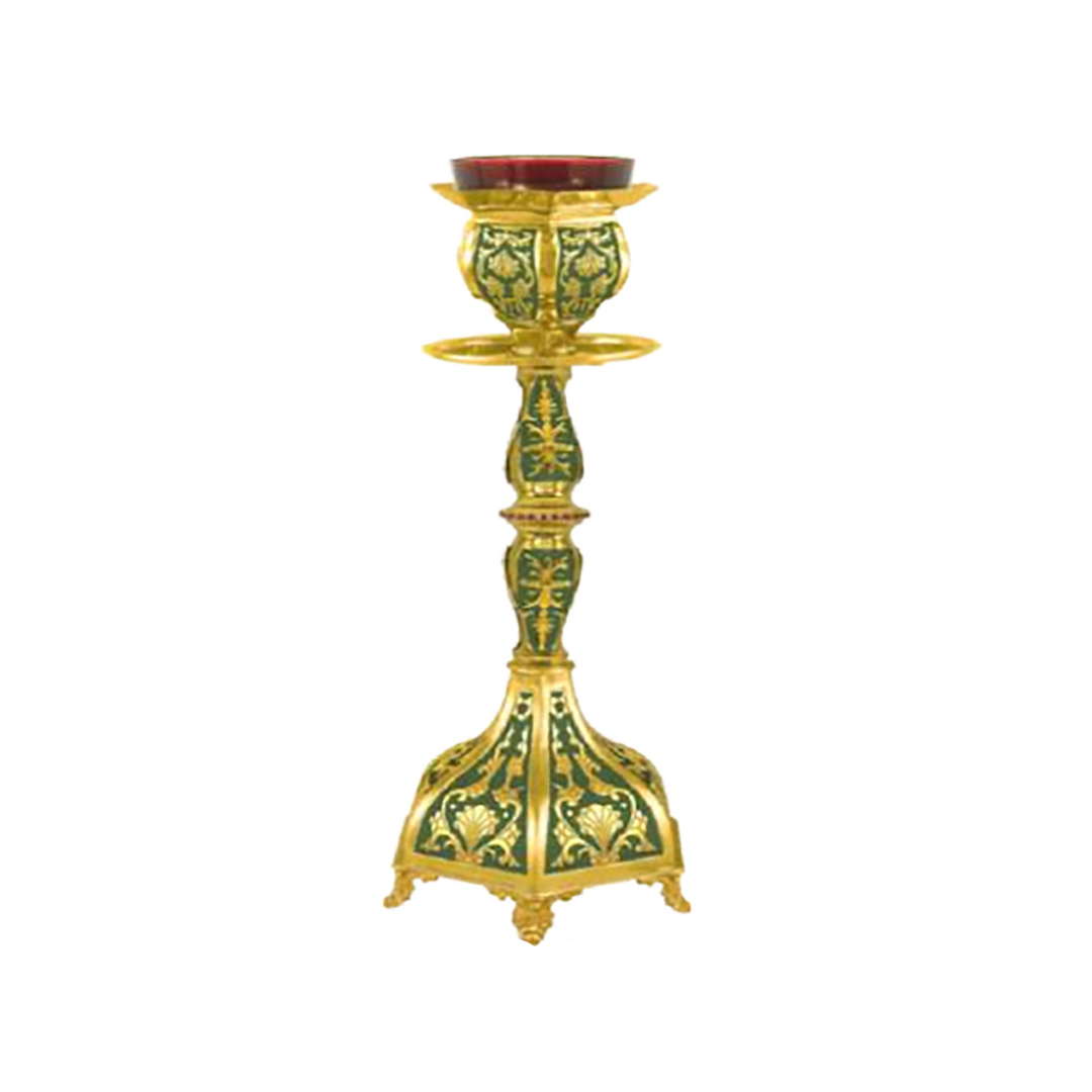 Vigil Lamp Enamel Motif B