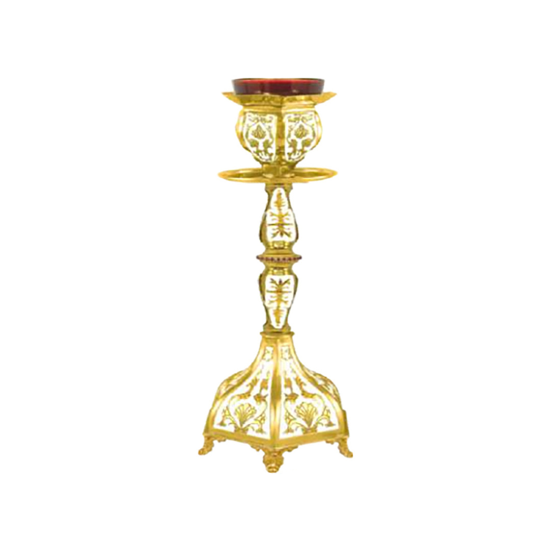 Vigil Lamp Enamel Motif B