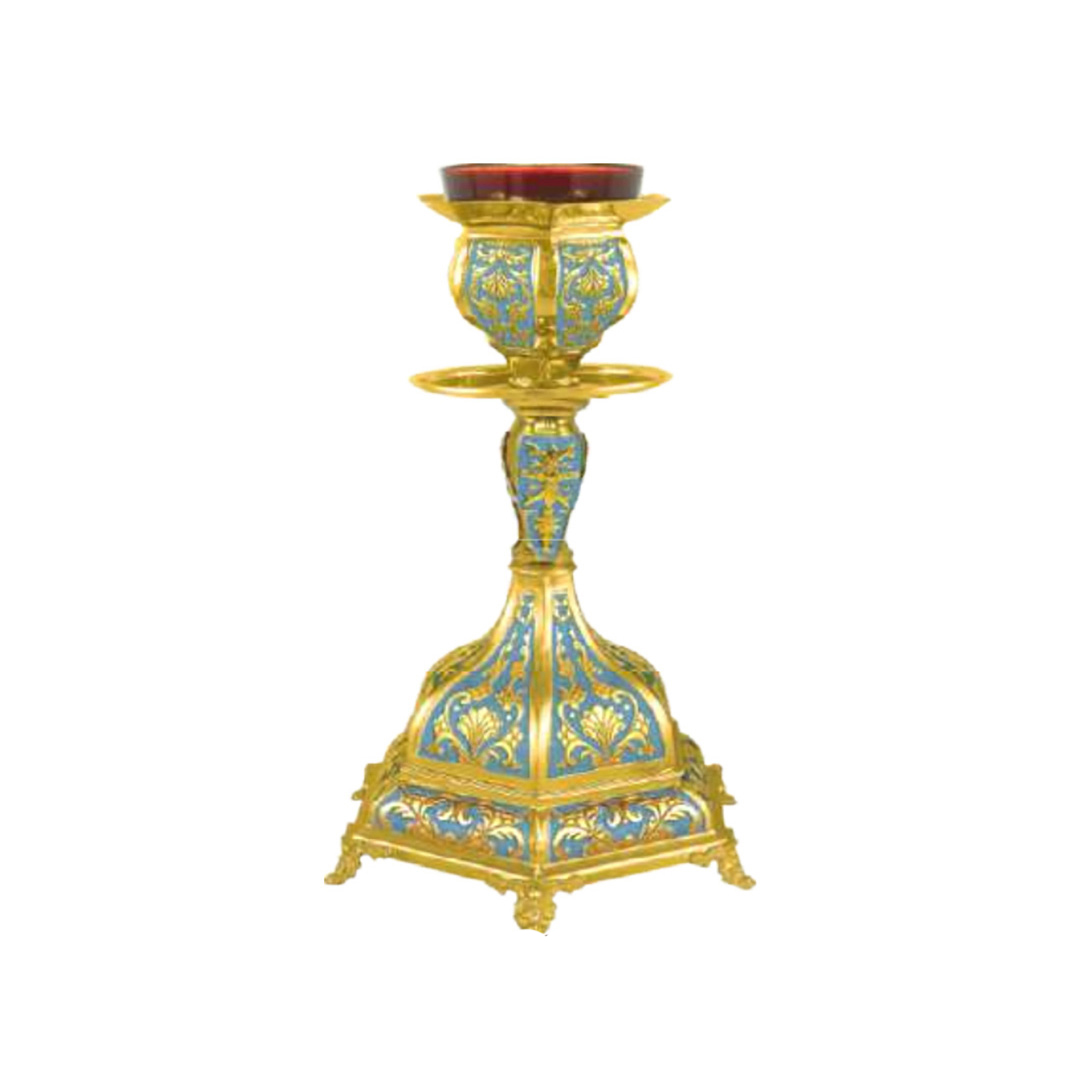 Vigil Lamp Enamel Motif B