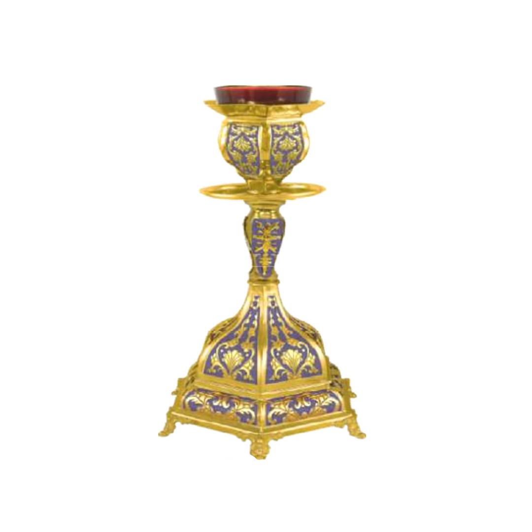 Vigil Lamp Enamel Motif B