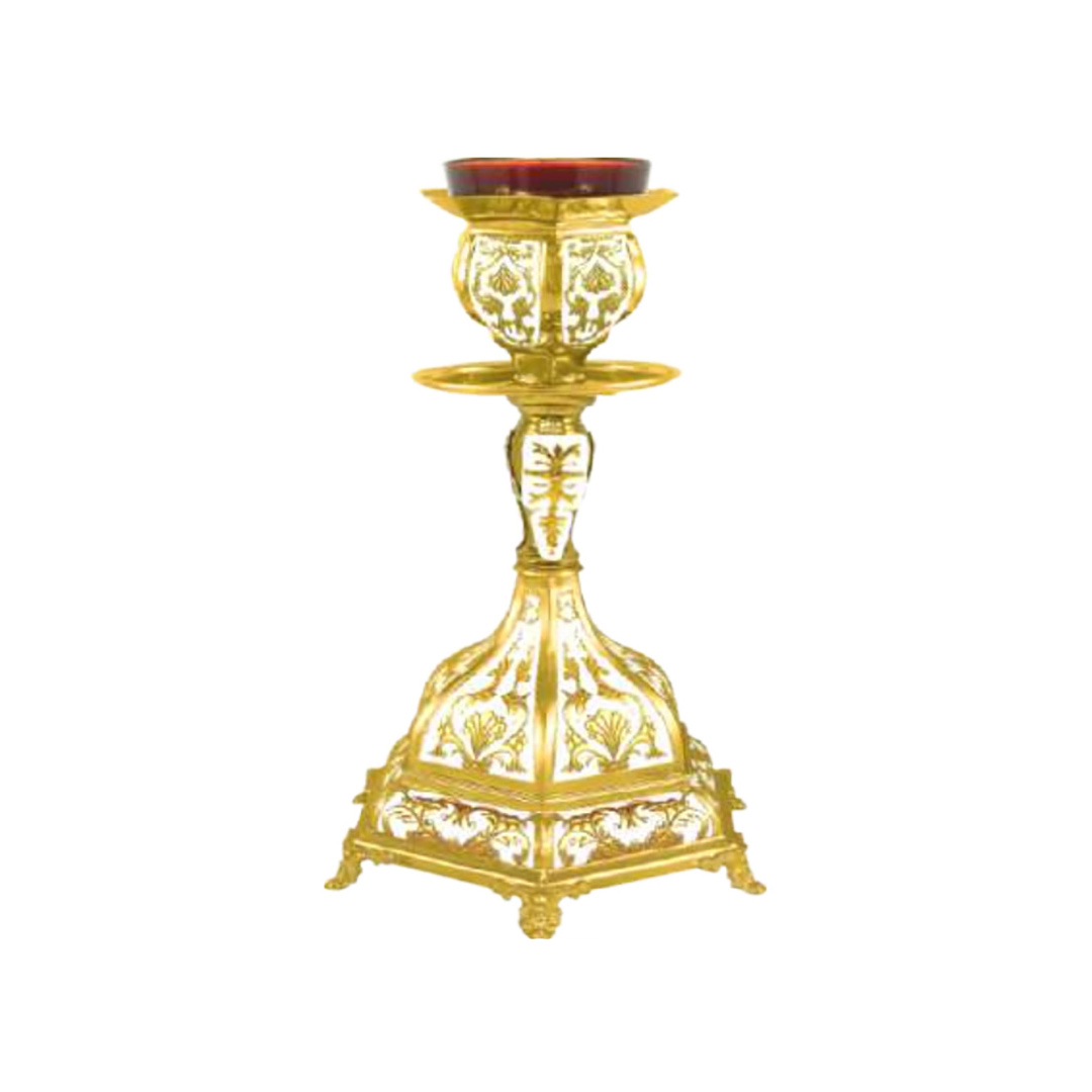 Vigil Lamp Enamel Motif B