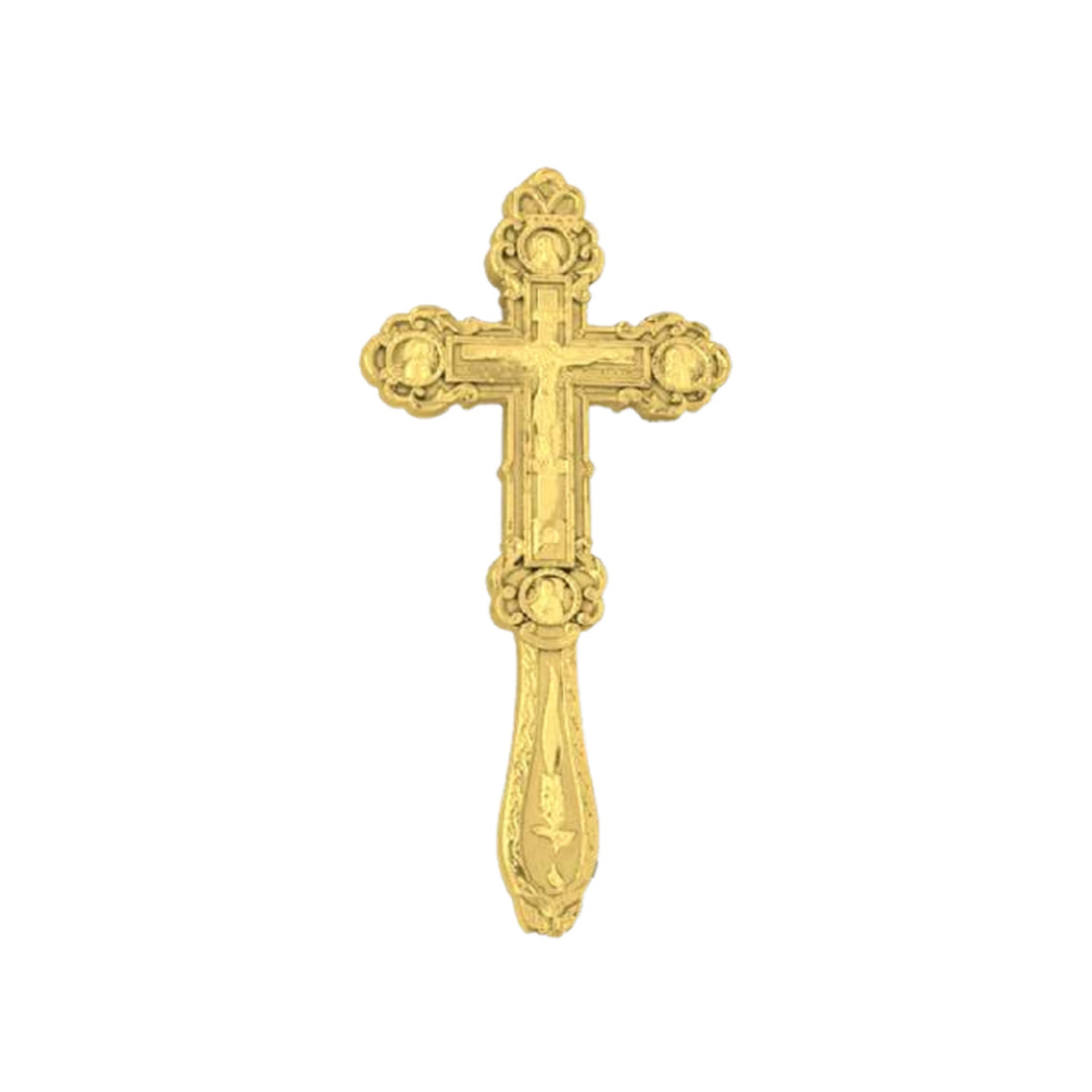 Blessing Cross Gold Paint