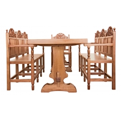 Τραπέζι μοναστηριακό 180x100x82 Κωδ. 40-60